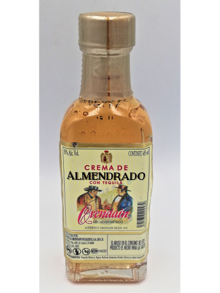 Crema De Tequila Orendain Almendrado Mini Aprox 50 Ml Venta A