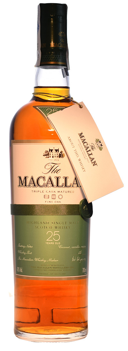 Whisky The Macallan Fine Oak 25 Años Single Malt 700 ml